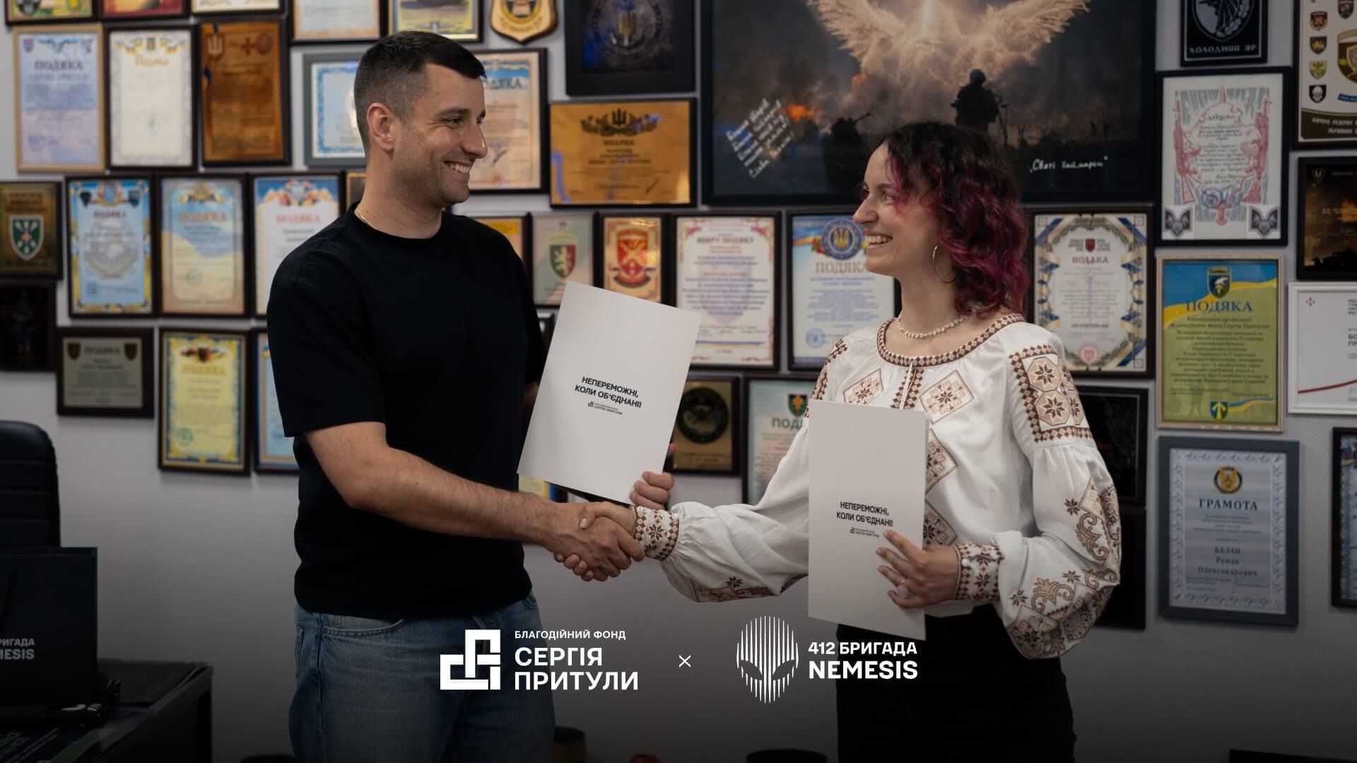 Фонд Сергія Притули та 412-та бригада Nemesis підписали меморандум про співпрацю у сфері тактичної медицини